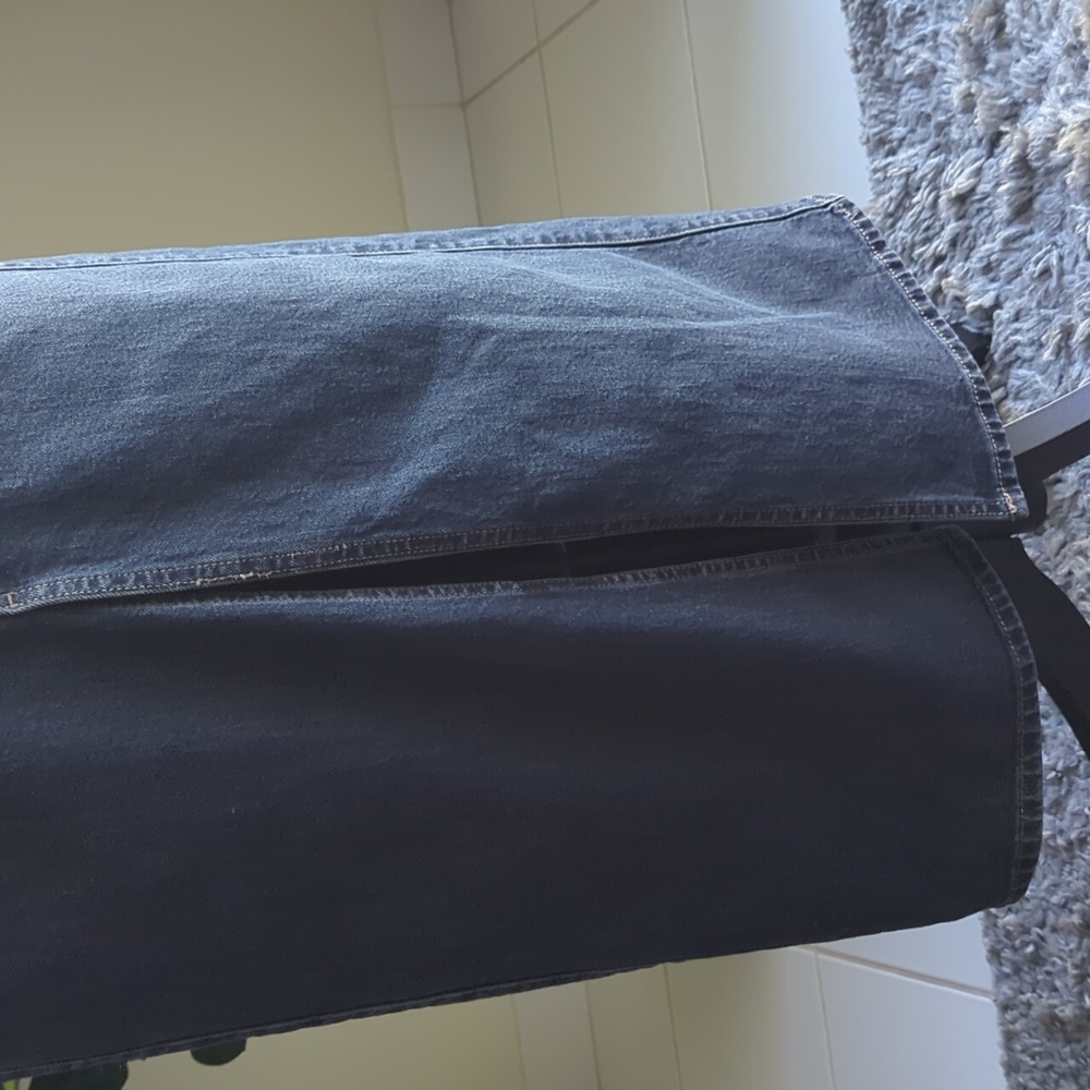 Universal Thread Black Denim Maxi Dress - Picture 3 of 5